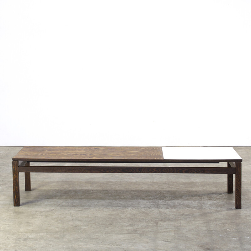 T Spectrum coffee table in teak and formica, Kho LIANG IE - 1970s