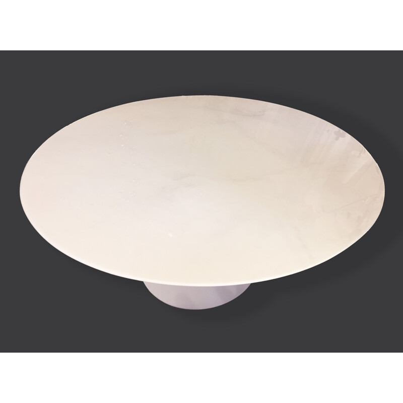 Knoll oval table in Carrare marble, Eero SAARINEN - 1990s