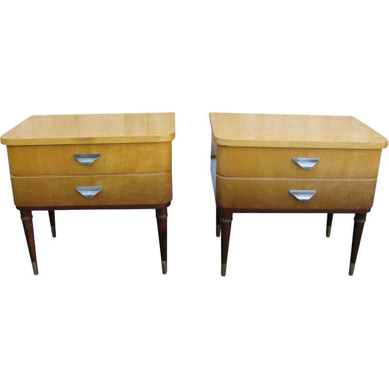 Pair of vintage night stands, Italy 1960s