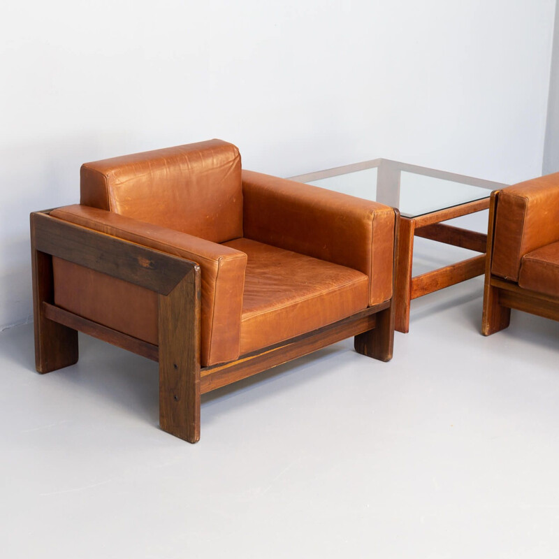 Ensemble de salon Bastiano vintage de Tobia Scarpa pour Knoll, 1960