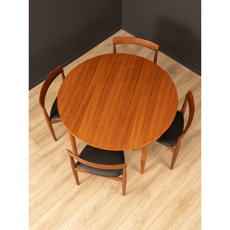 Vintage dining set Roundette by Hans Olsen for Frem Røjle Møbelfabriken, 1950s