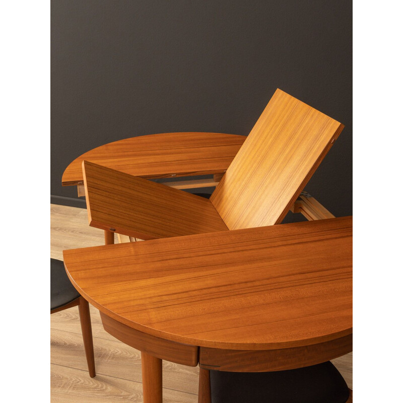 Vintage dining set Roundette by Hans Olsen for Frem Røjle Møbelfabriken, 1950s