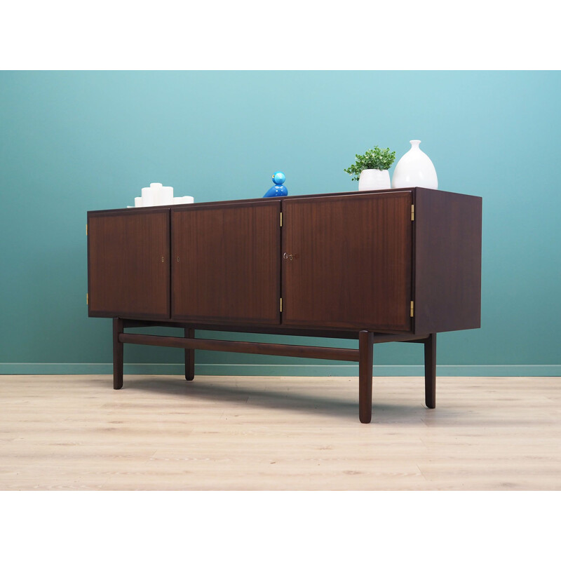 Mahogany vintage Danish sideboard by Ole Wanscher, 1960s