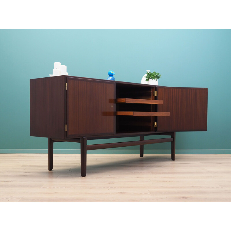Mahogany vintage Danish sideboard by Ole Wanscher, 1960s