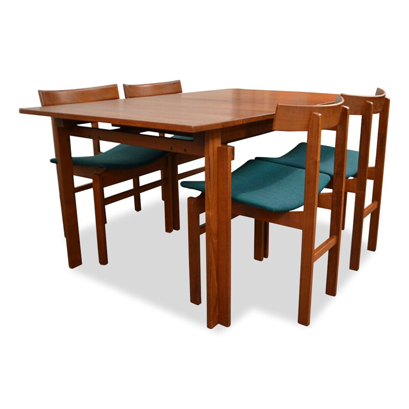 Vintage Danish teak dining set by Inger Klingenberg for France & Son