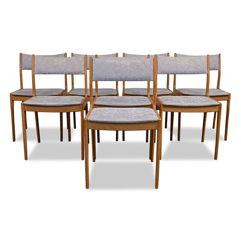 Vintage Danish oakwood dining set by Skovmand & Andersen