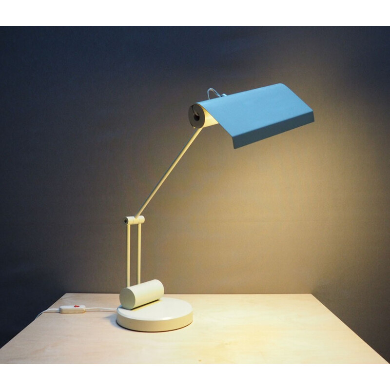 Adjustable architect table lamp in metal - 1970s