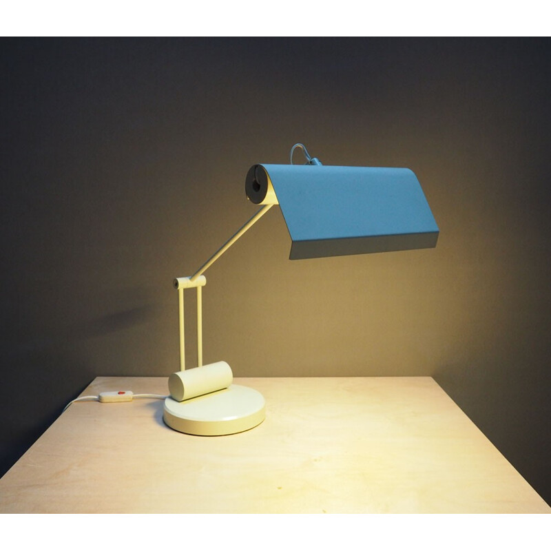 Adjustable architect table lamp in metal - 1970s