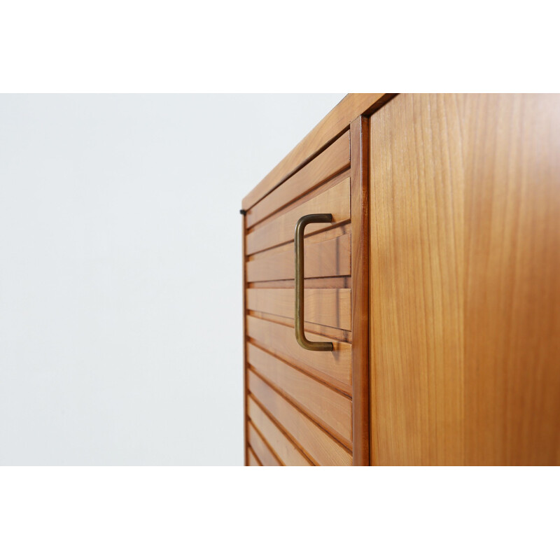 Vintage sideboard in cherry wood, France 1950