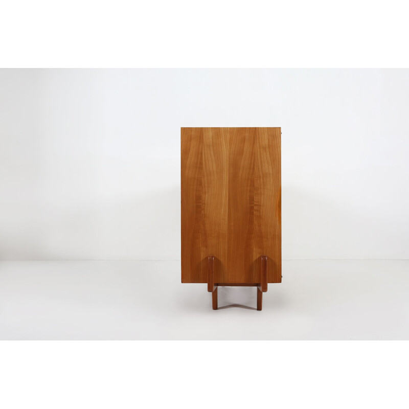 Vintage sideboard in cherry wood, France 1950