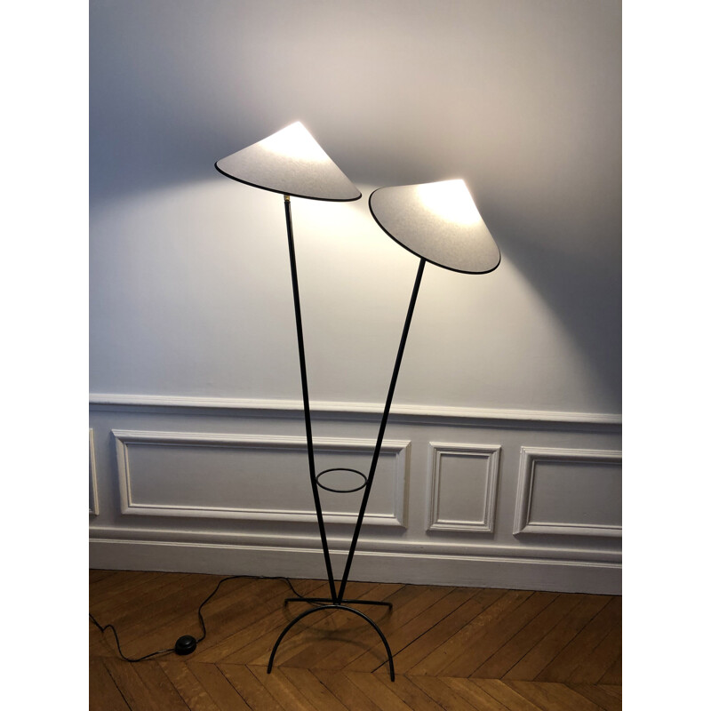 Lampadaire vintage modulable à 2 lumières, 1950 