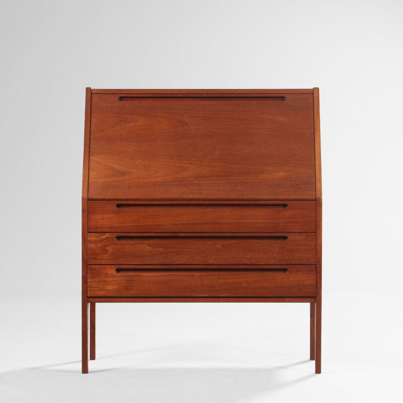 Vintage model 63 secretary by Kai Kristiansen for Hnj MøbelTørring Møbelfabrik, Denmark 1960s