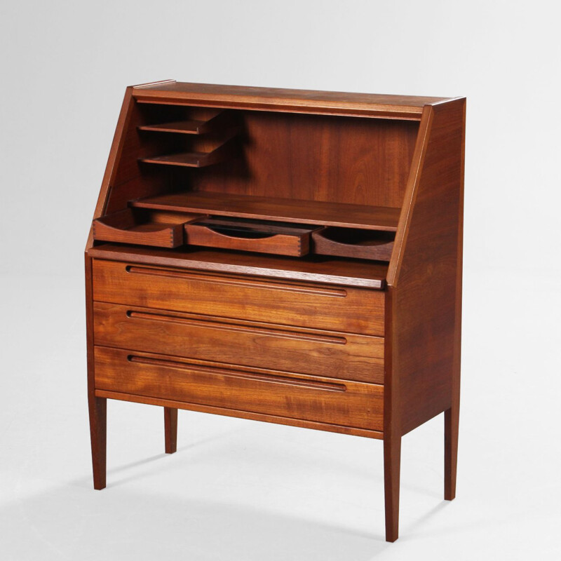 Vintage model 63 secretary by Kai Kristiansen for Hnj MøbelTørring Møbelfabrik, Denmark 1960s