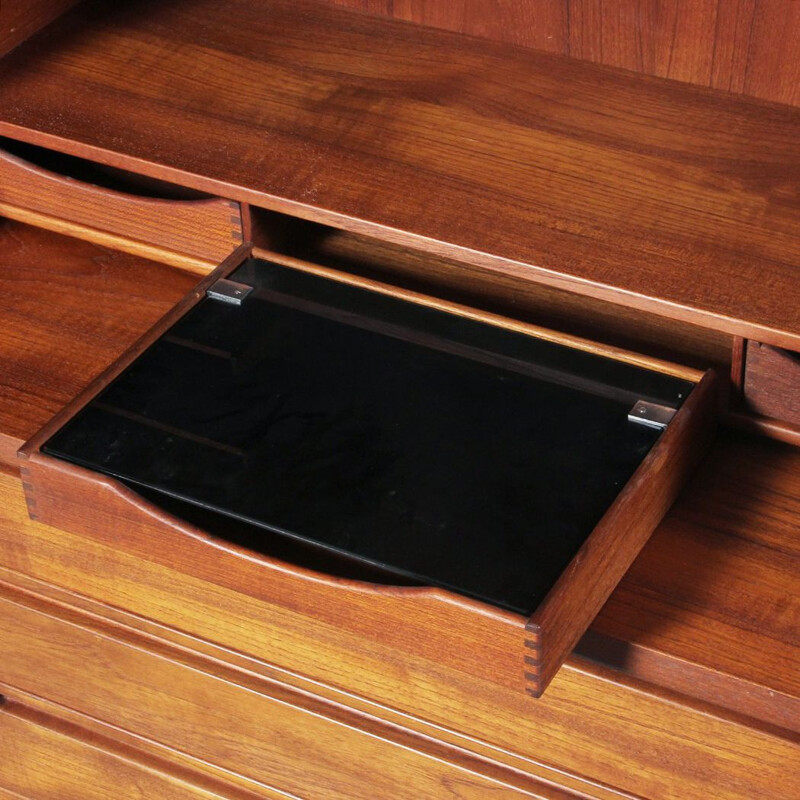 Vintage model 63 secretary by Kai Kristiansen for Hnj MøbelTørring Møbelfabrik, Denmark 1960s