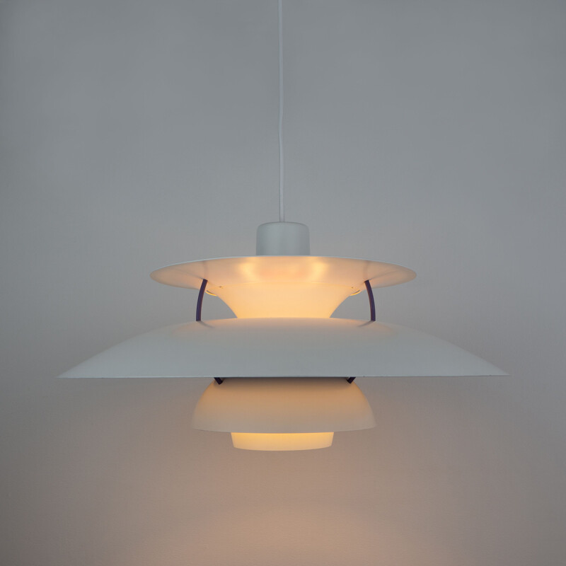 Suspension vintage danoise Ph 5 par Poul Henningsen pour Louis Poulsen, 1970