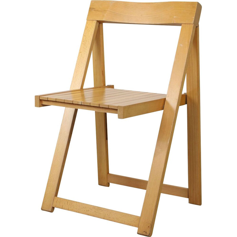 Vintage Trieste folding chair by Aldo Jacober