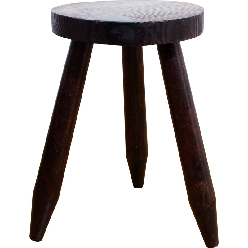 Vintage solid wood stool