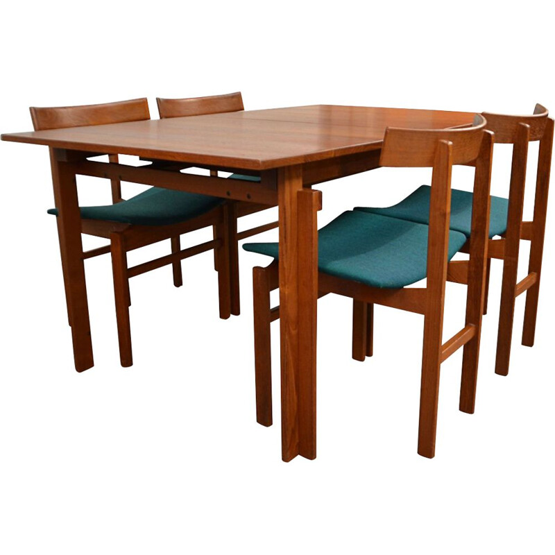 Vintage Danish teak dining set by Inger Klingenberg for France & Son