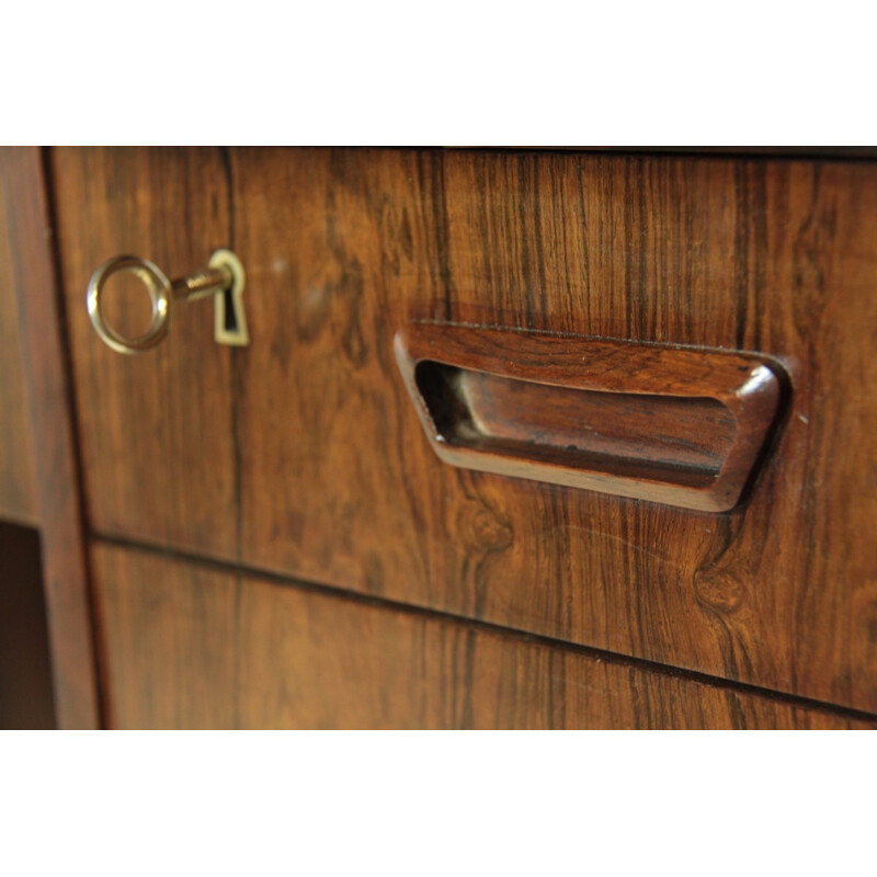 Danish desk in rosewood, Gunni OMANN - 1960s