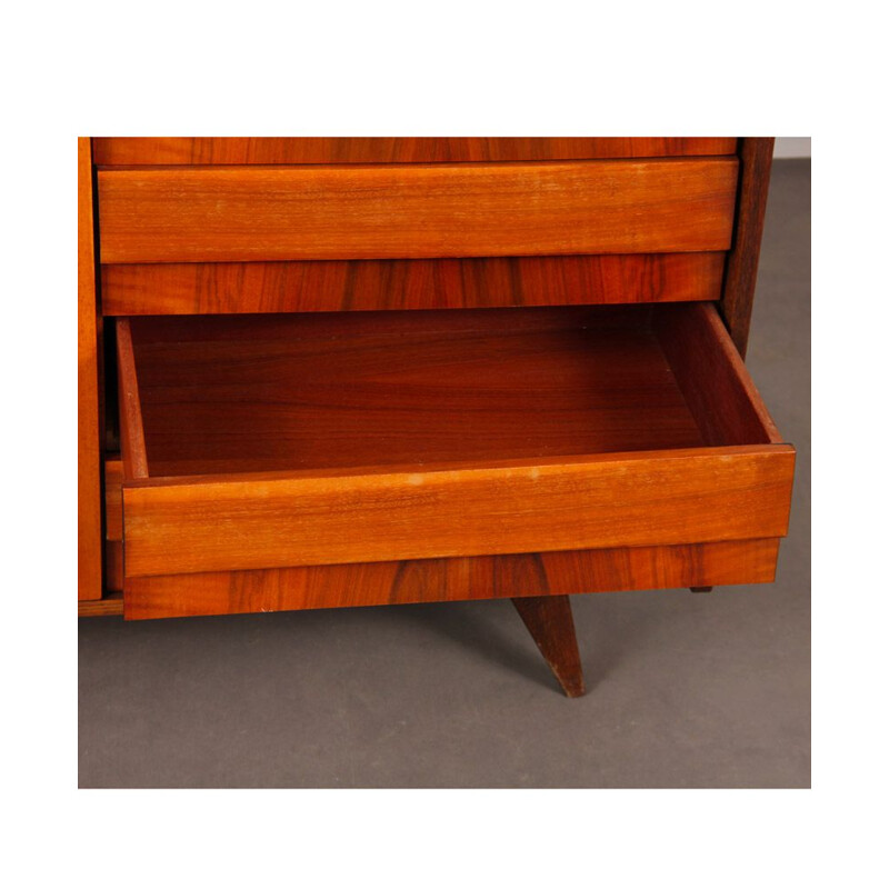 Vintage houten dressoir van Jiroutek voor Interier Praha, 1960