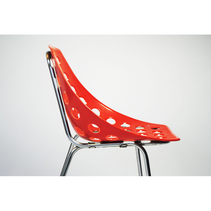 Chaise vintage Coquillage de Pierre Guarich pour Meurop, 1961