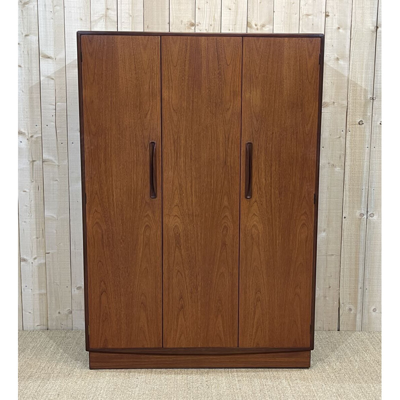 Vintage G-Plan 3-door teak cabinet, 1970