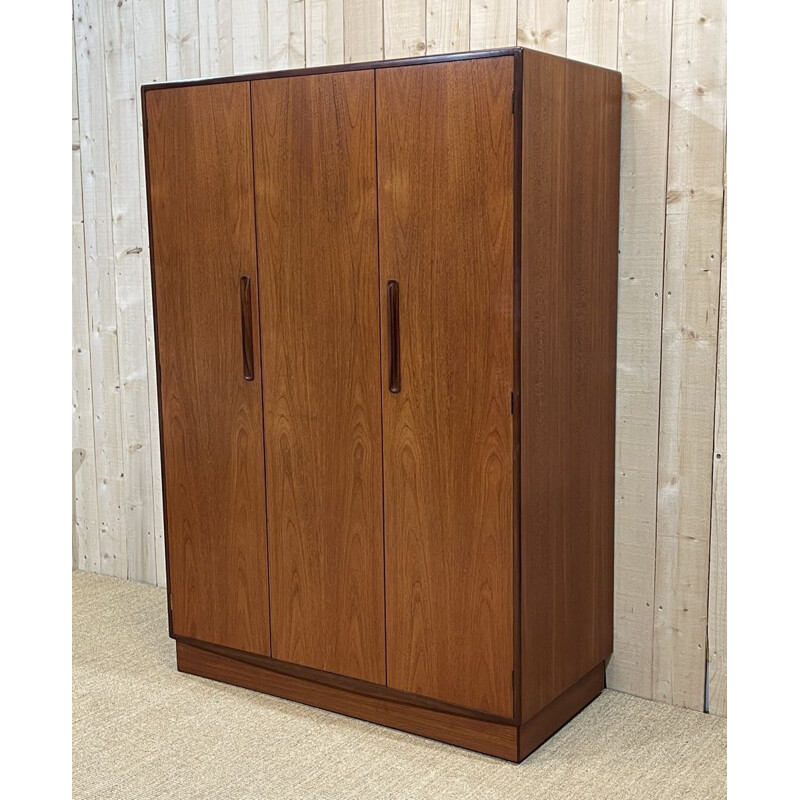 Vintage G-Plan 3-door teak cabinet, 1970