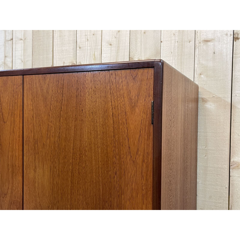 Vintage G-Plan 3-door teak cabinet, 1970