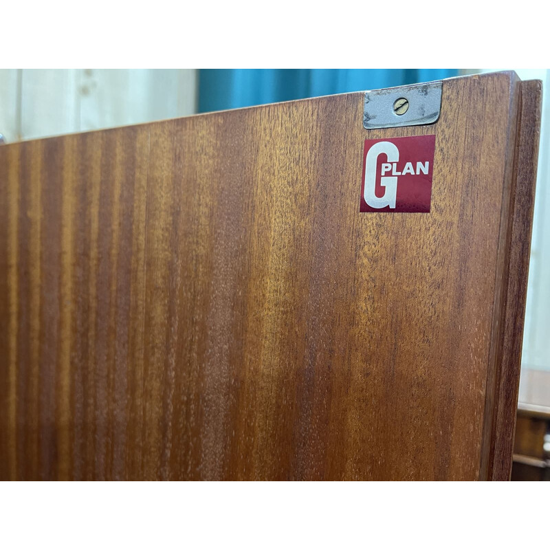 Vintage G-Plan 3-door teak cabinet, 1970