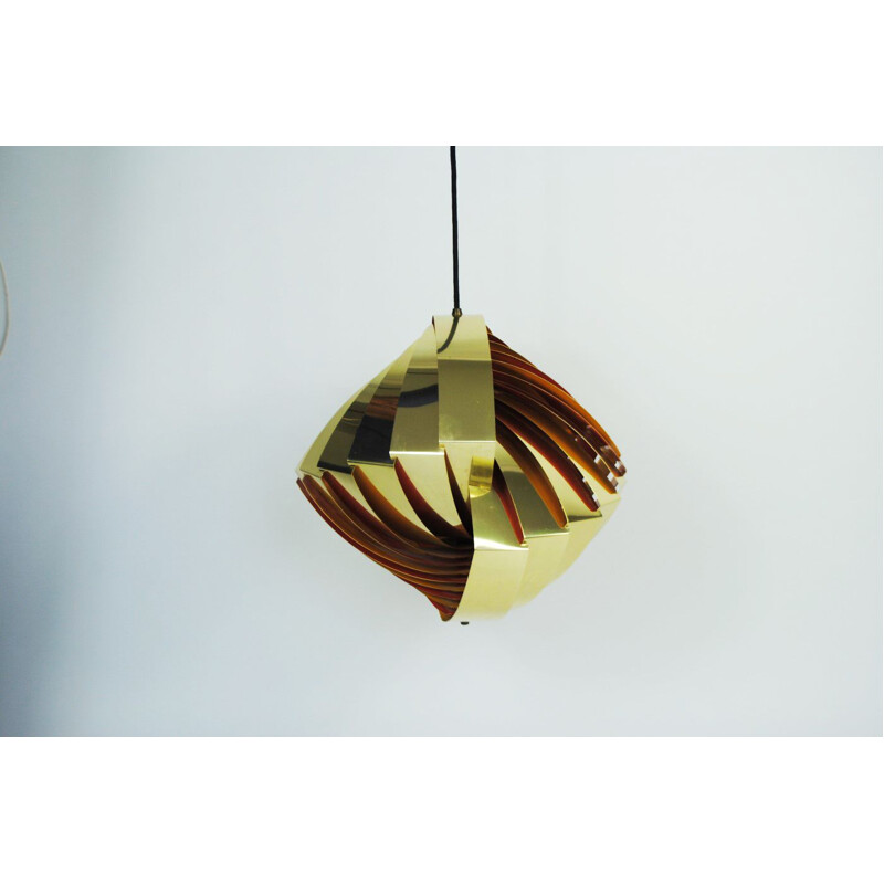 Vintage pendant lamp by Louis Weisdorf for Lyfa, 1950s