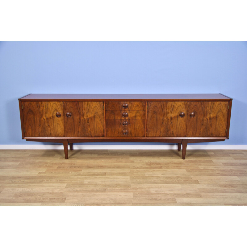 Vintage rosewood sideboard by William Watting for Fristho, Netherlands 1960