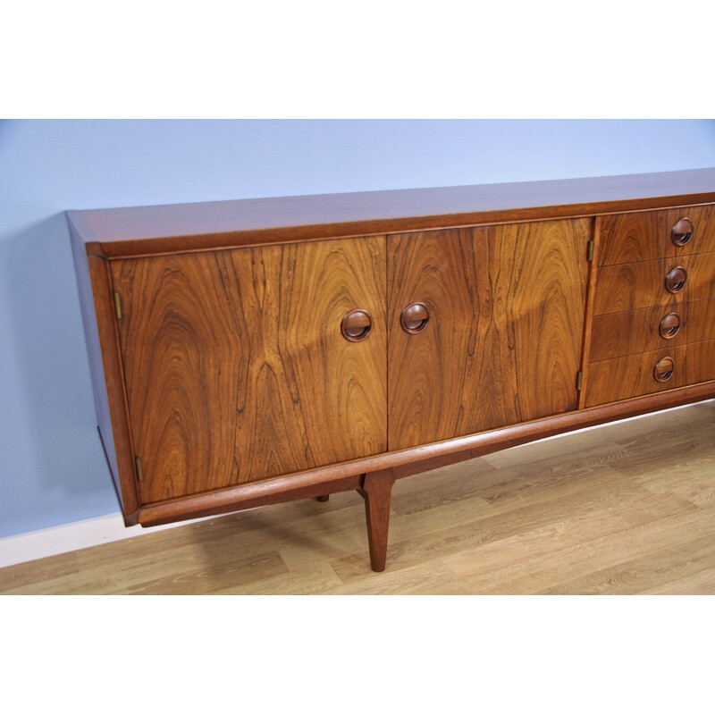 Vintage rosewood sideboard by William Watting for Fristho, Netherlands 1960