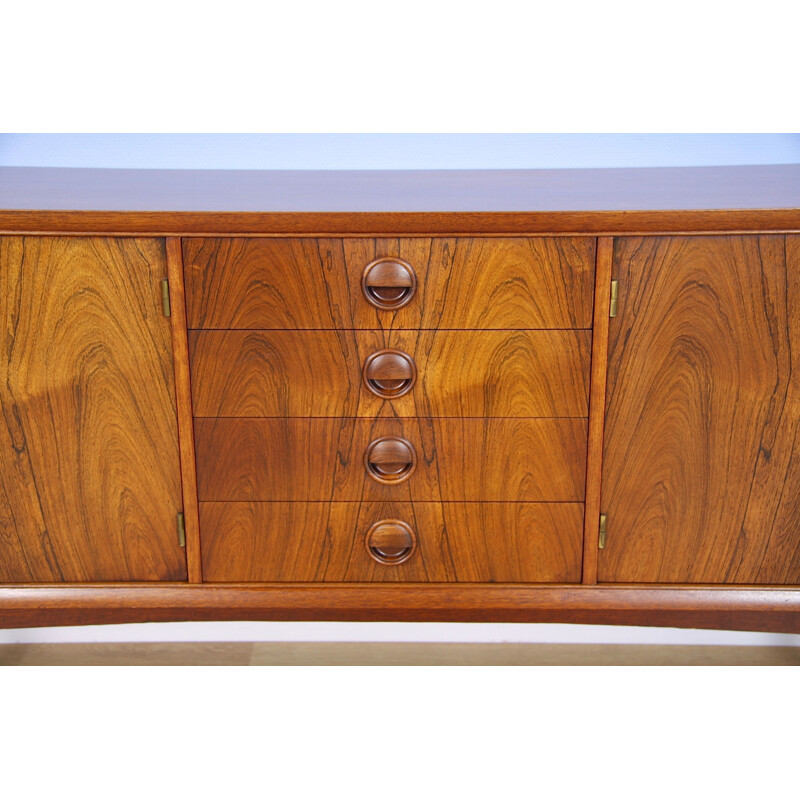 Vintage rosewood sideboard by William Watting for Fristho, Netherlands 1960