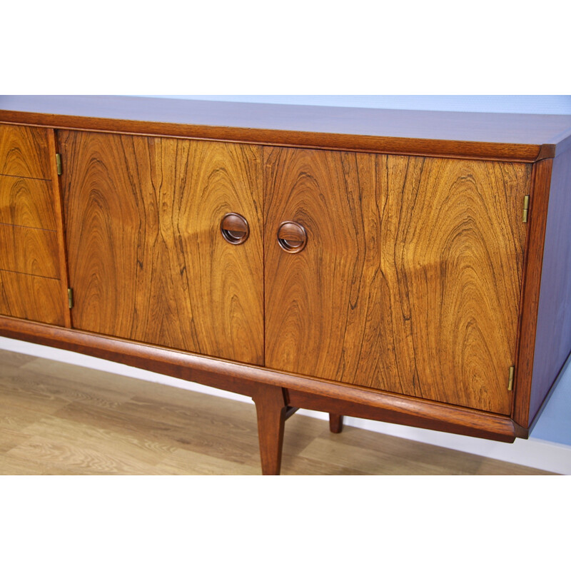 Vintage rosewood sideboard by William Watting for Fristho, Netherlands 1960