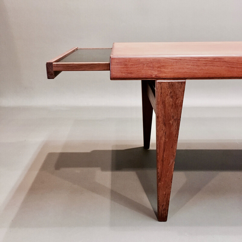 Scandinavian vintage teak coffee table by Johannes Andersen, 1950