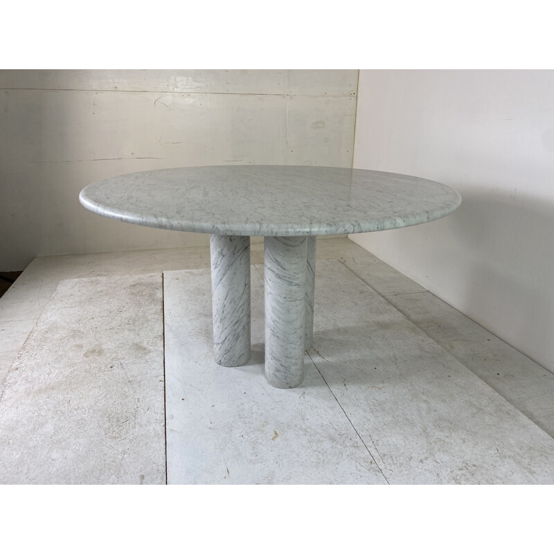 Vintage marble dining table, 1970s