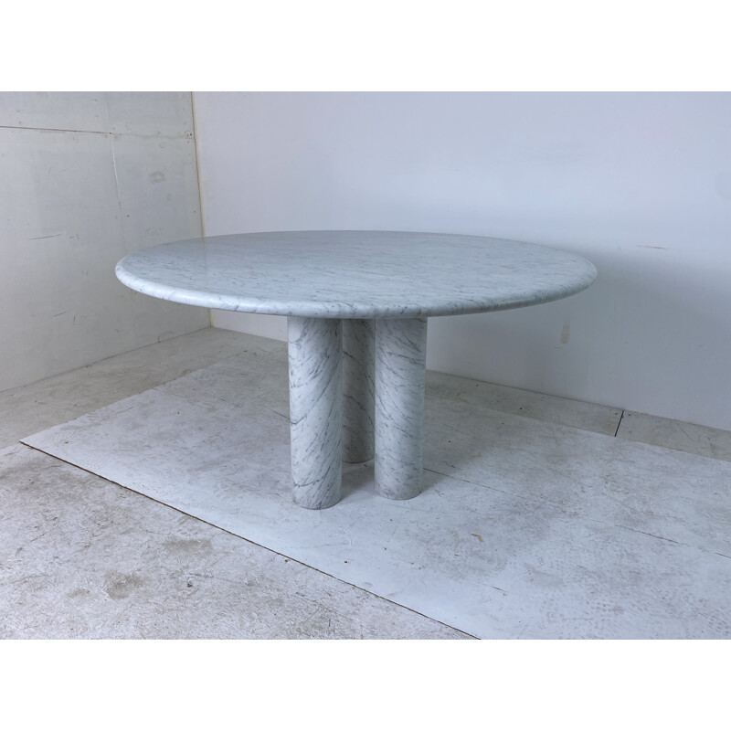 Vintage marble dining table, 1970s
