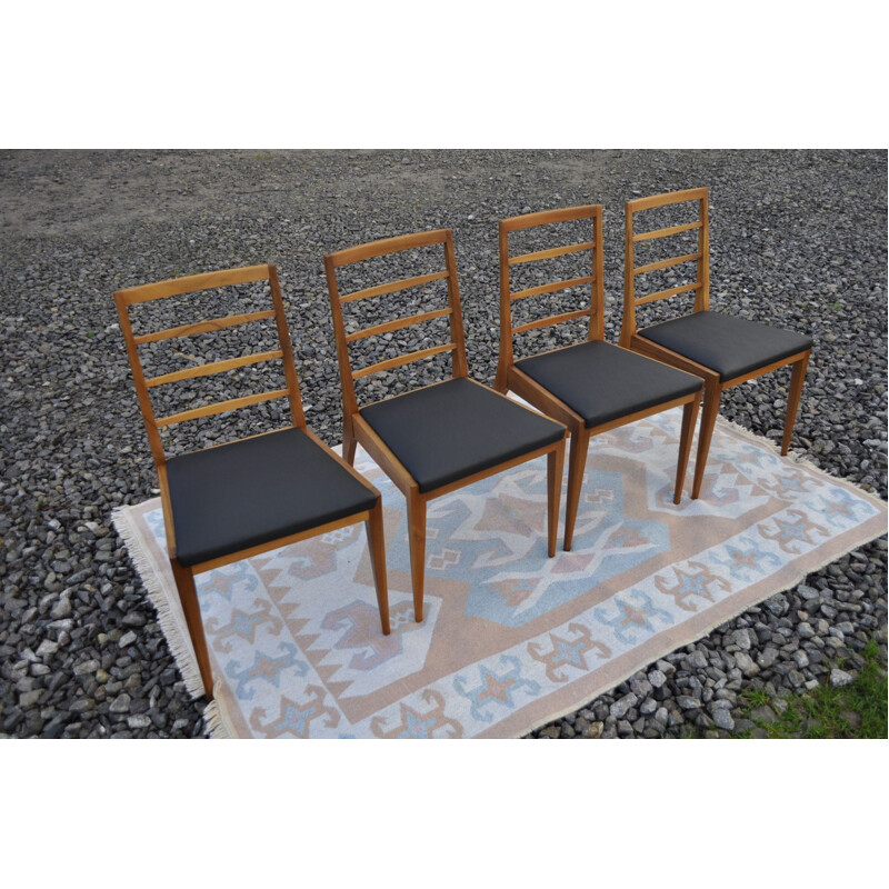 Set of 4 vintage dining chairs by Mcintosh, 1960