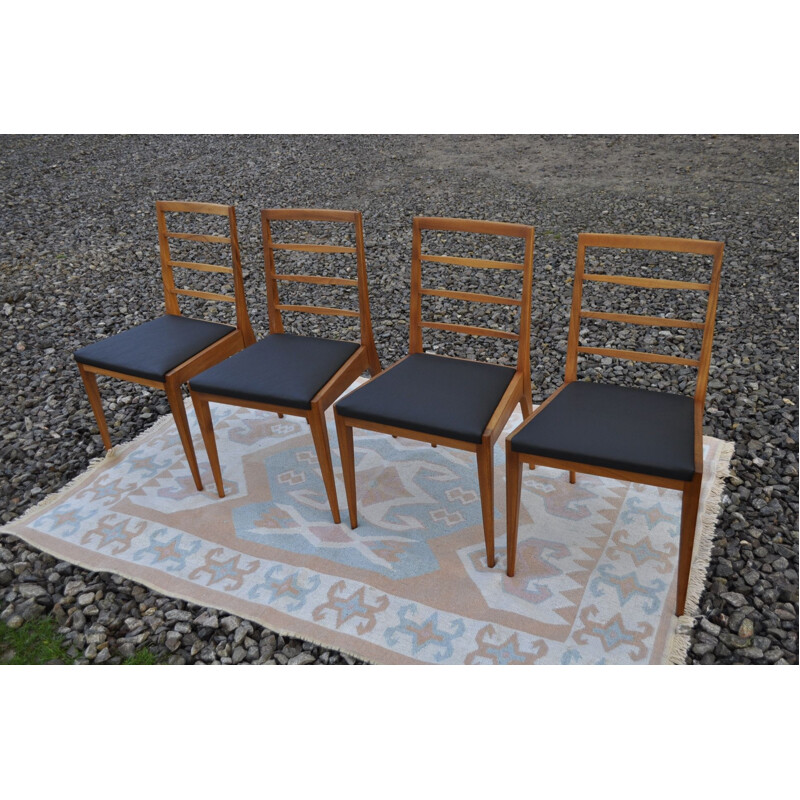 Set of 4 vintage dining chairs by Mcintosh, 1960