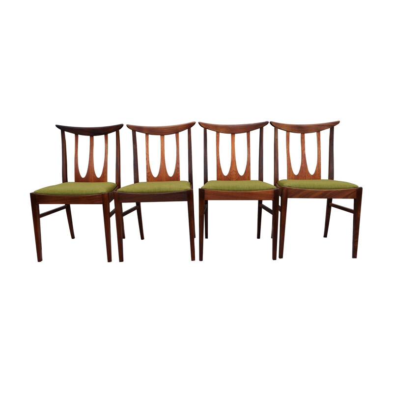 Set of 4 vintage G Plan Brasilia dining chairs