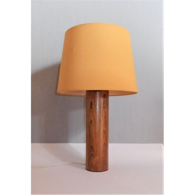 Vintage palissander lamp van Uno en Östen Kristiansson voor Luxus, Zweden 1960