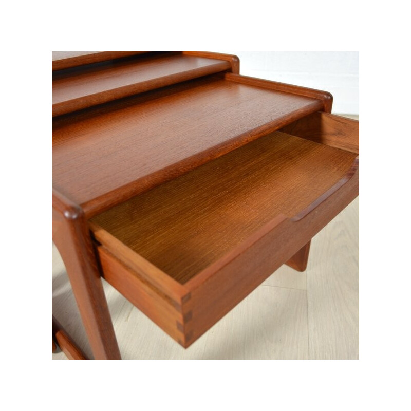 Set of 3 teak nesting tables - 1960s