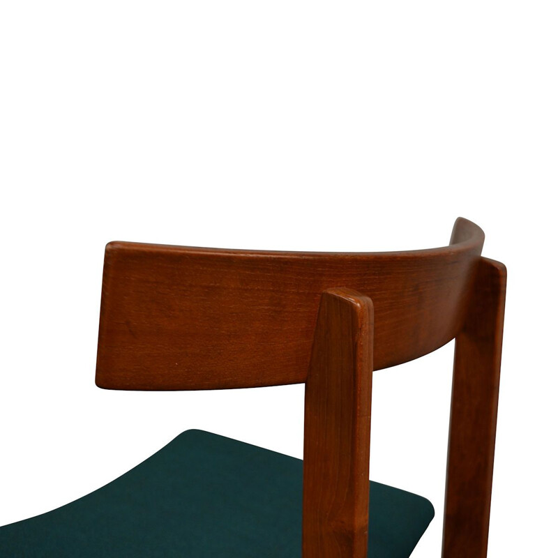 Ensemble de 4 chaises danoises vintage en teck par Inger Klingeberg pour France & Son