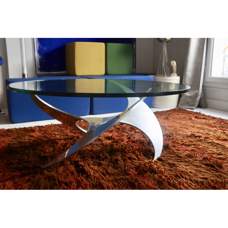 Vintage Propeller coffee table by Knut Hesterberg for Ronald Schmidt