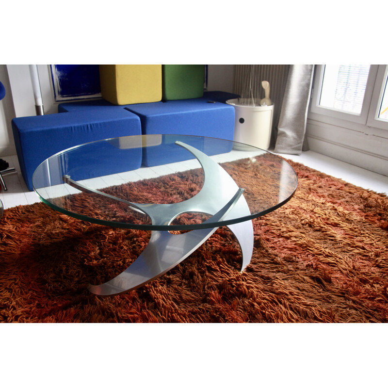 Vintage Propeller coffee table by Knut Hesterberg for Ronald Schmidt