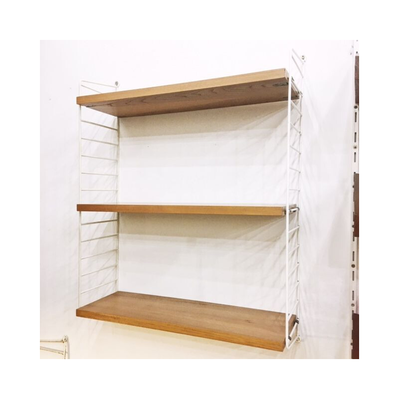 Vintage wall shelf by Kajsa & Nils Strinning for String, 1960s