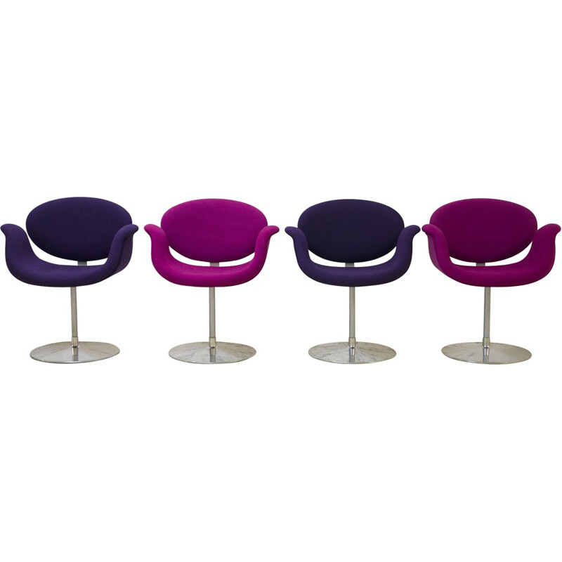 Set of 4 Artifort "Little Tulip" armchairs, Pierre PAULIN - 1960s