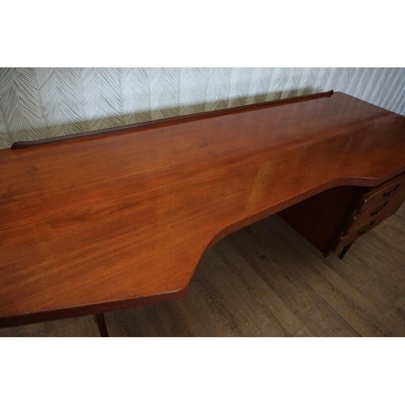 Mid-century Dutch writing desk by Louis Van Teeffelen, 1950s