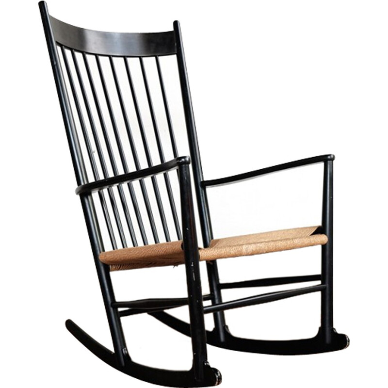 FDB Møbler "J16" Rocking chair, Hans WEGNER - 1944
