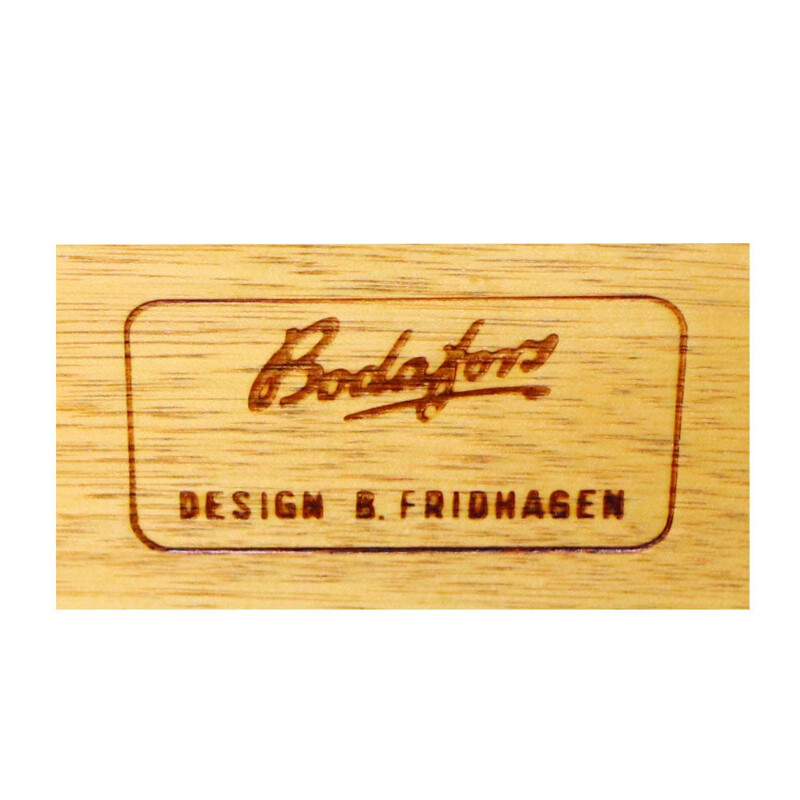 Coppia di credenze vintage in teak svedese di Bertil Fridhagen per Bodafors, 1960